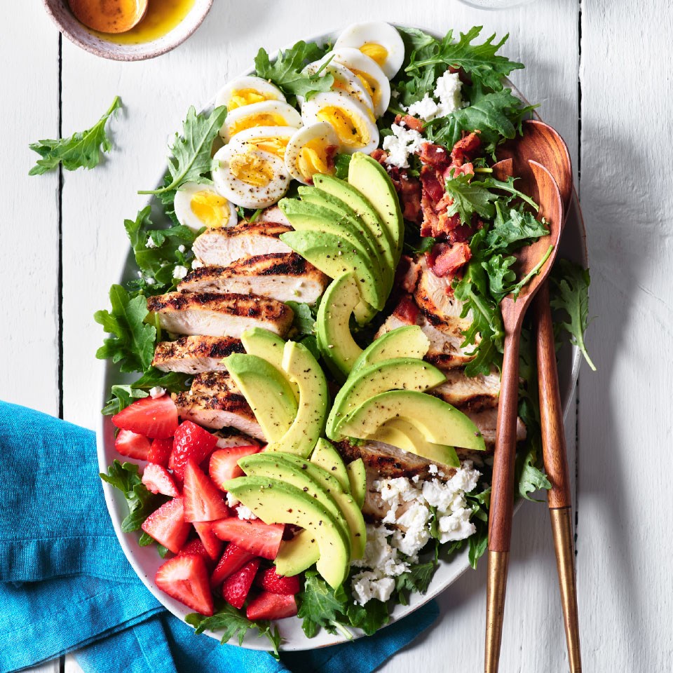 Cobb Salad with Herb-Rubbed Chicken