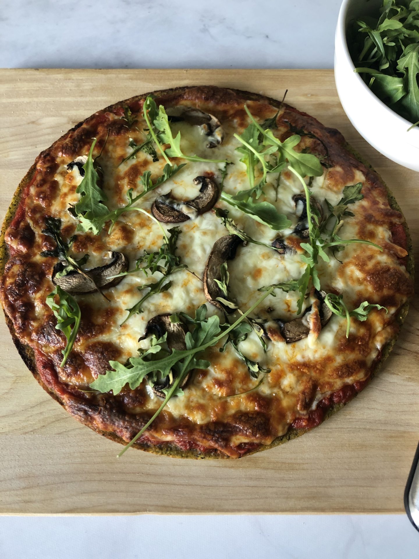 Broccoli & Kale Pizza Crust